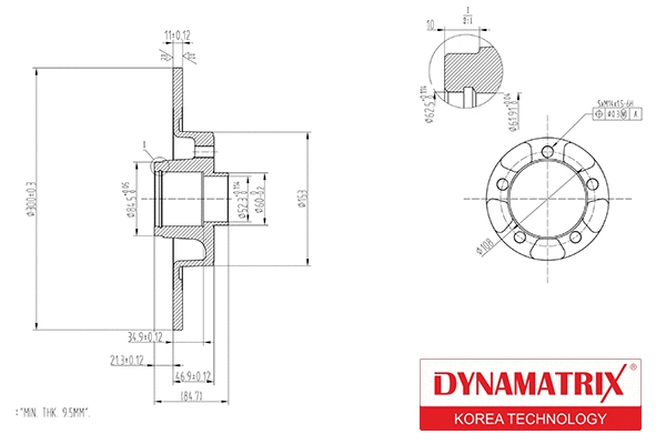 Brake Disc (DBD1654)