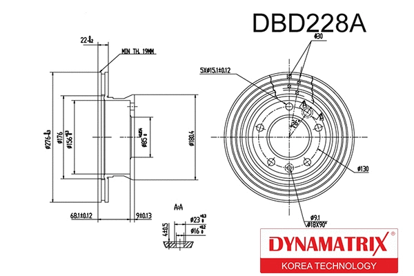 Brake Disc (DBD228A)