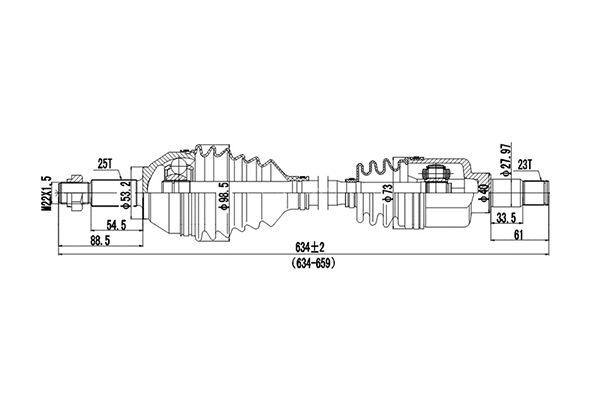 Drive Shaft (DDS218042)