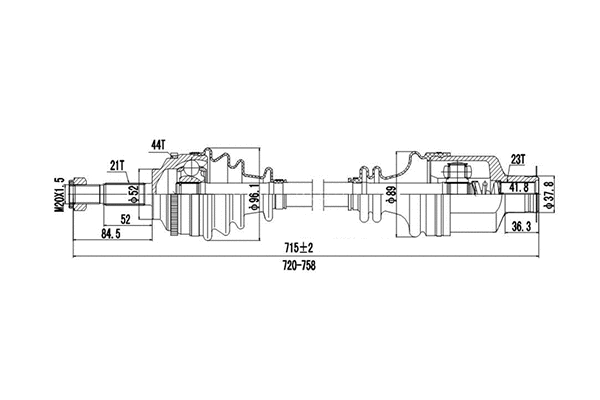 Drive Shaft (DDS250263)