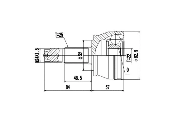 Joint Kit, drive shaft (DCV817023)