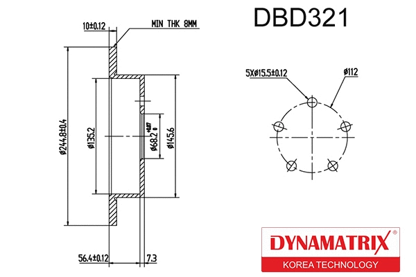 Brake Disc (DBD321)