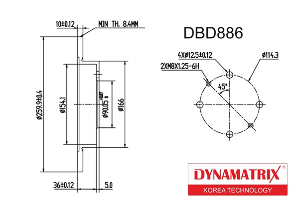 Brake Disc (DBD886)