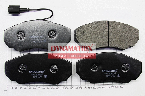 Brake Pad Set, disc brake (DBP1478)