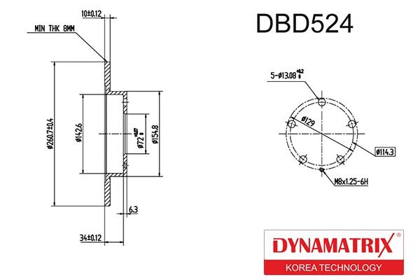 Brake Disc (DBD524)