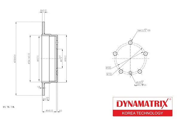 Brake Disc (DBD1362)