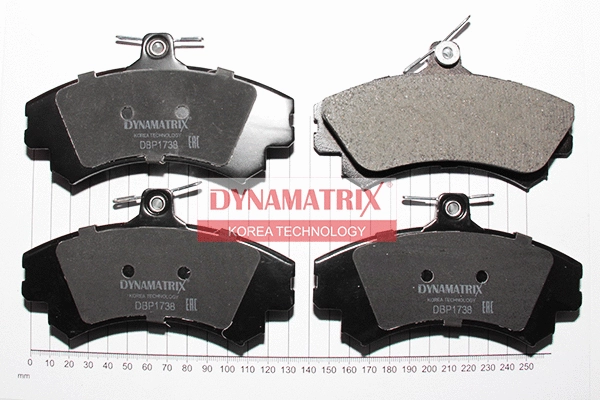 Brake Pad Set, disc brake (DBP1738)