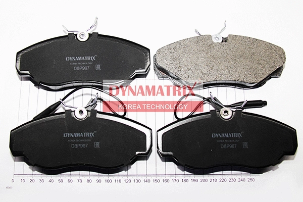 Brake Pad Set, disc brake (DBP967)