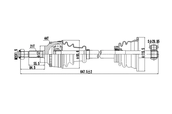 Drive Shaft (DDS250009)