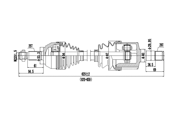 Drive Shaft (DDS218263)