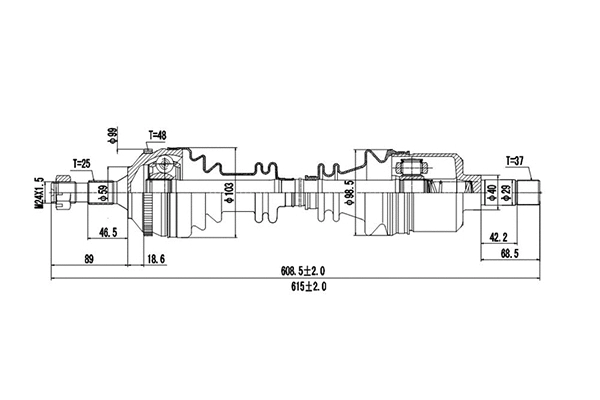 Drive Shaft (DDS245178)