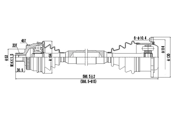 Drive Shaft (DDS299108)