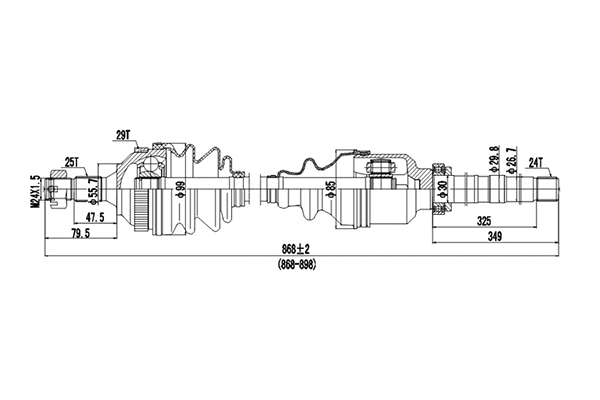 Drive Shaft (DDS210023)