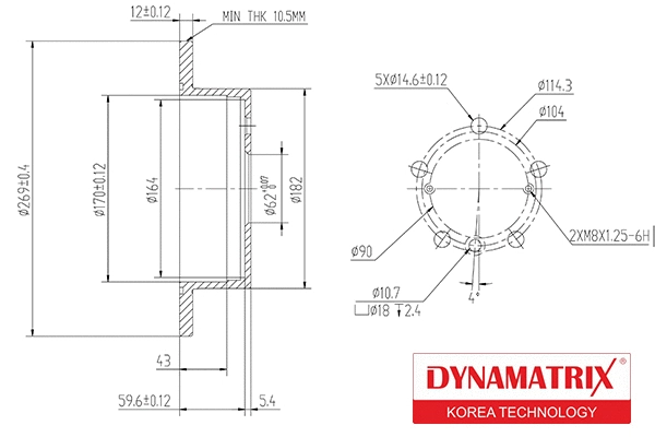 Brake Disc (DBD1598)