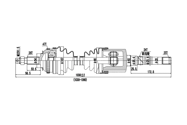 Drive Shaft (DDS209039)