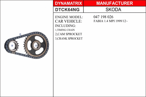 Timing Chain Kit (DTCK64NG)