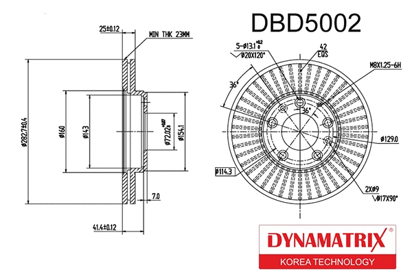 Brake Disc (DBD5002)