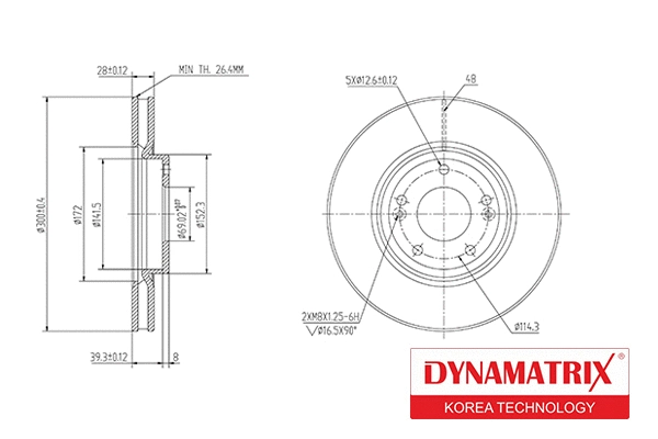 Brake Disc (DBD1630)