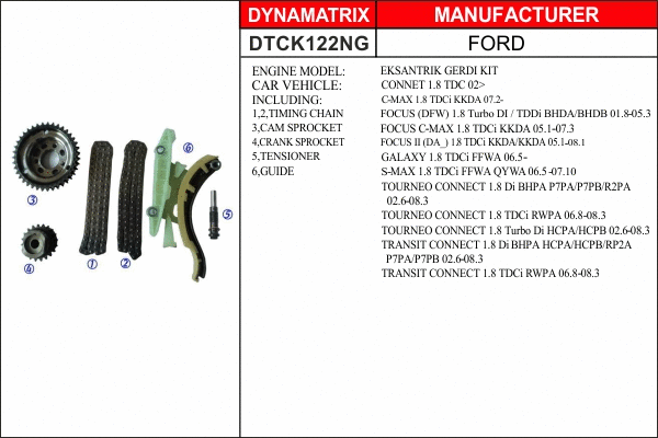 Timing Chain Kit (DTCK122NG)