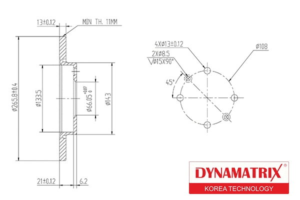 Brake Disc (DBD1000)
