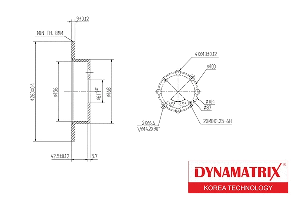 Brake Disc (DBD1466)