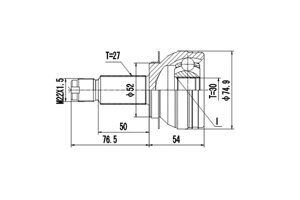 Joint Kit, drive shaft (DCV856042)