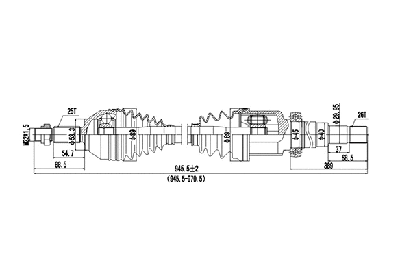 Drive Shaft (DDS218102)