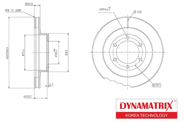 Brake Disc (DBD1594)