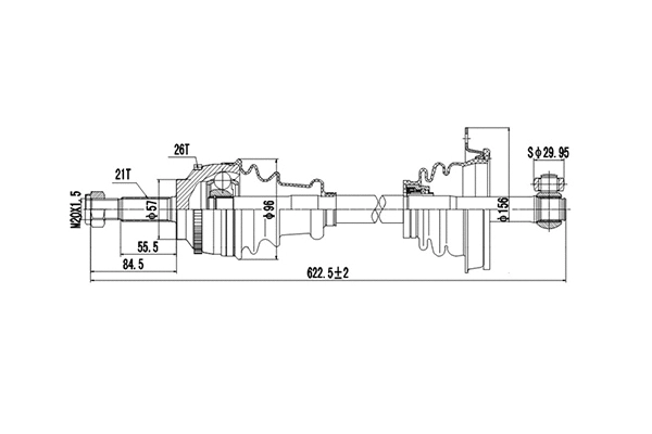 Drive Shaft (DDS250004)