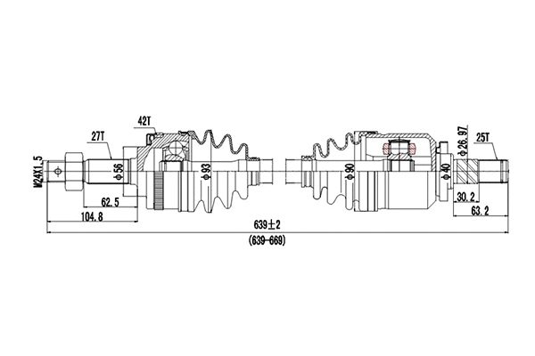 Drive Shaft (DDS241001)