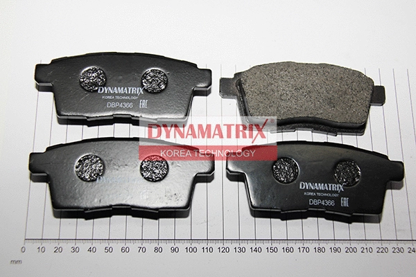 Brake Pad Set, disc brake (DBP4366)