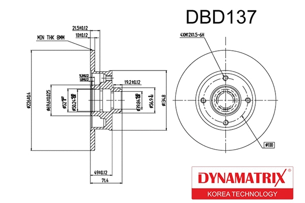 Brake Disc (DBD137)