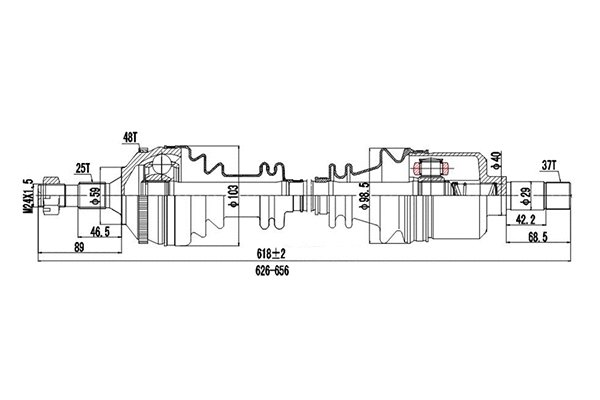 Drive Shaft (DDS210141)