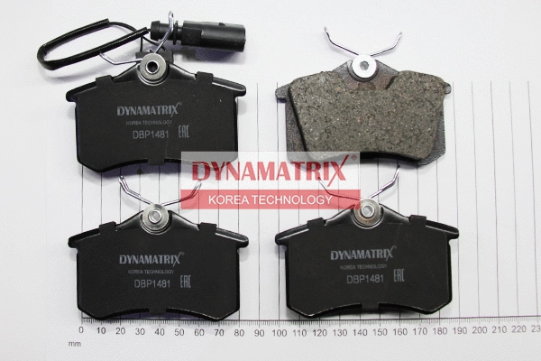 Brake Pad Set, disc brake (DBP1481)