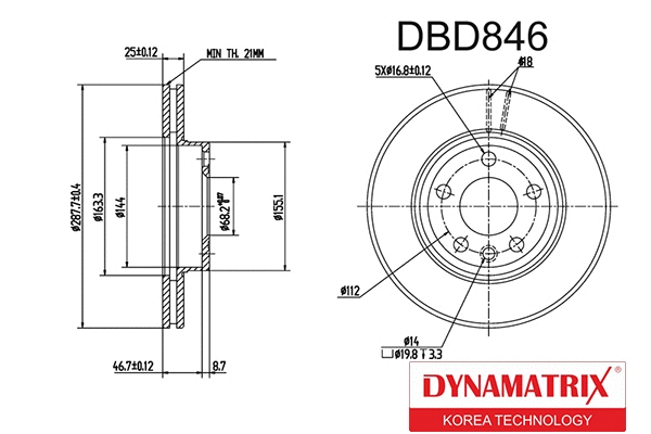 Brake Disc (DBD846)
