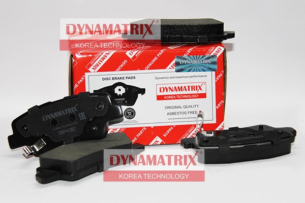 Brake Pad Set, disc brake (DBP4387)