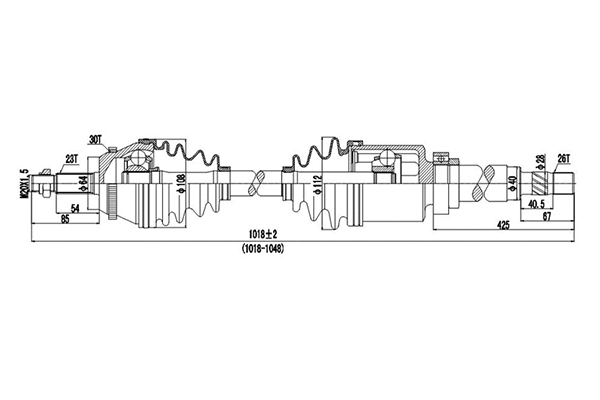 Drive Shaft (DDS250074)