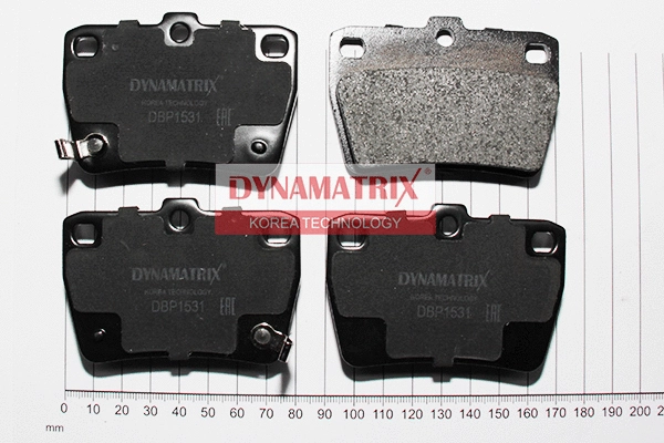 Brake Pad Set, disc brake (DBP1531)