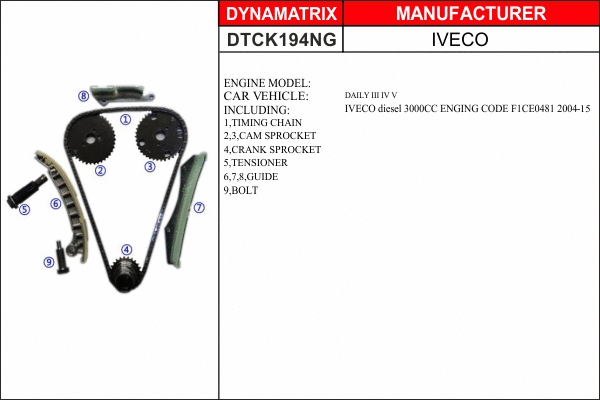 Timing Chain Kit (DTCK194NG)