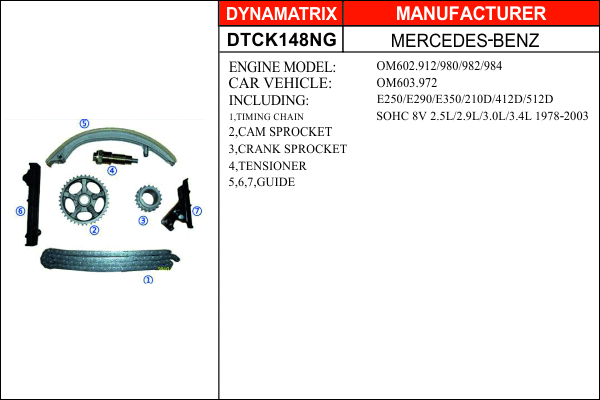 Timing Chain Kit (DTCK148NG)