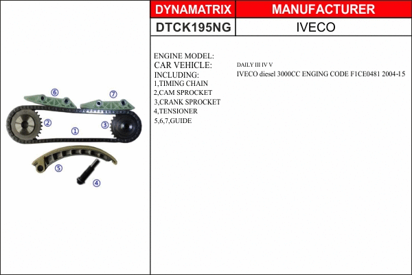 Timing Chain Kit (DTCK195NG)