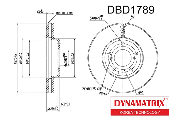Brake Disc (DBD1789)