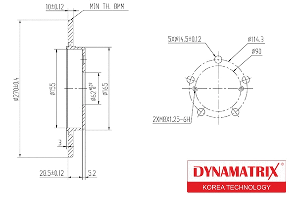 Brake Disc (DBD1645)