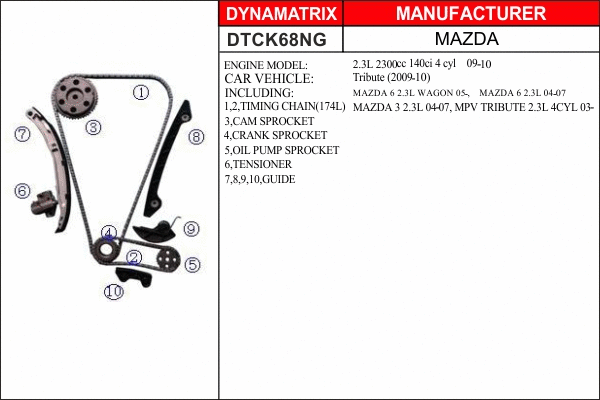 Timing Chain Kit (DTCK68NG)