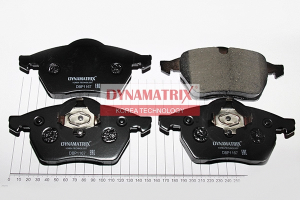 Brake Pad Set, disc brake (DBP1167)