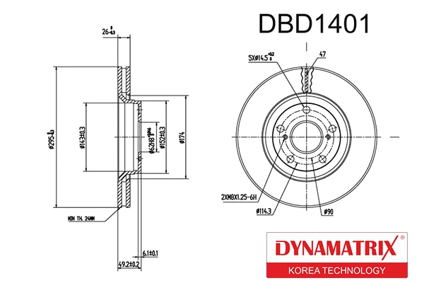 Brake Disc (DBD1401)
