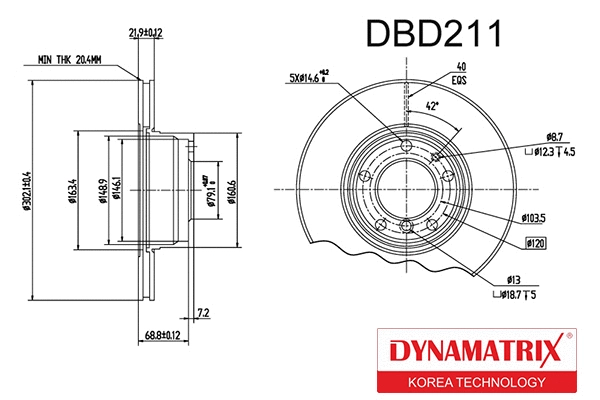 Brake Disc (DBD211)