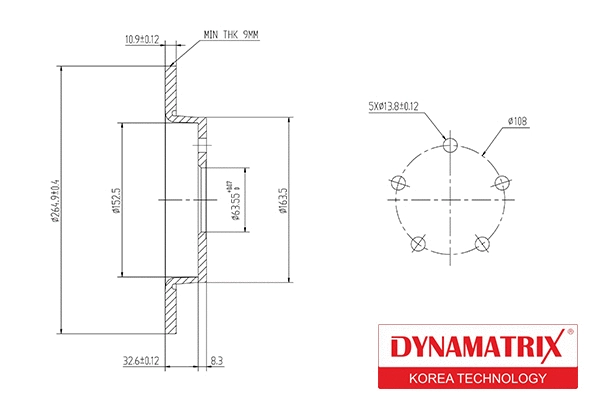 Brake Disc (DBD1226)