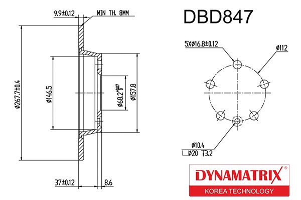 Brake Disc (DBD847)