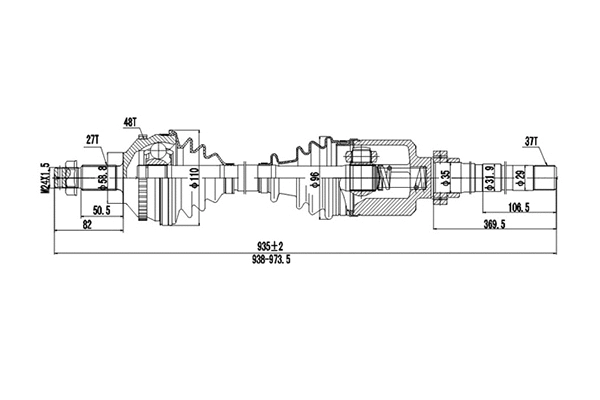 Drive Shaft (DDS210014)